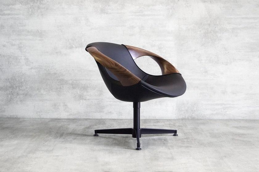 Tonon Поворотное кожаное кресло с подлокотниками Up sun-id-1386301 - Вид №2