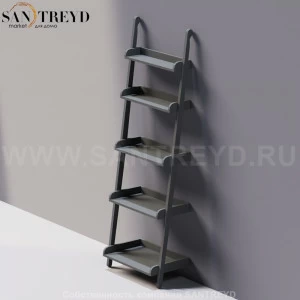 Agape STAIRS Конструкция с пятью полками серая ACOM0534NG