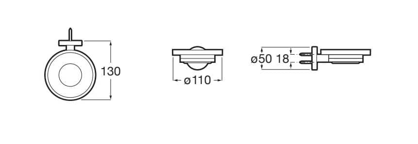 Металлическая настенная мыльница Roca Compas ARCH-00104827 - Вид №2