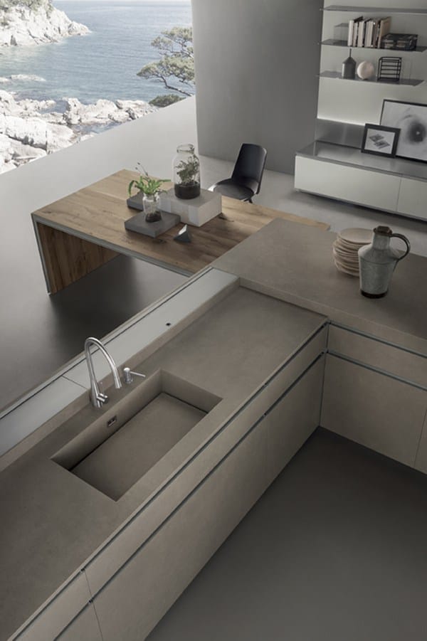 Кухня из керамогранита без ручек ERNESTOMEDA Icon ARCH-00116693 - Вид №2