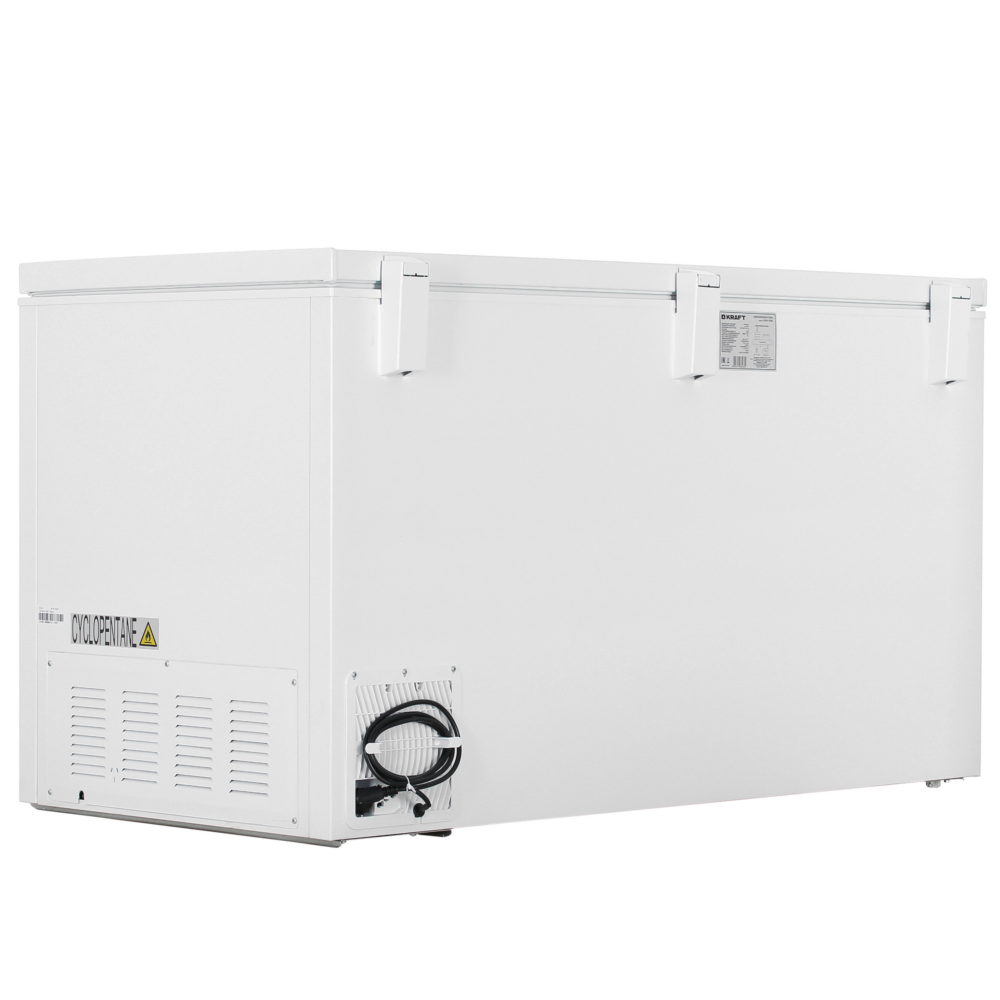 9037555 Морозильный ларь KRAFT BD (W)-520BL белый STDN-0058840 - Вид №4