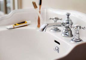 Gentry Home Таз большой белый Victorian Белый GH100504 - Вид №1