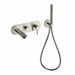 CRIUX102 Наружные части смесителя для ванны и душа для CRICS100 (правая сторона) - CRICS101 (левая сторона) с переключателем на 2 выпускных отверстия, гибким шлангом LONG LIFE, ручным душем против известкового налета Cristina Rubinetterie