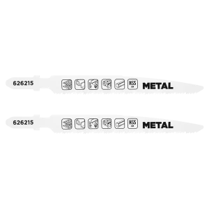 Пилка для электролобзика по металлу KWB 626215, 2 шт.