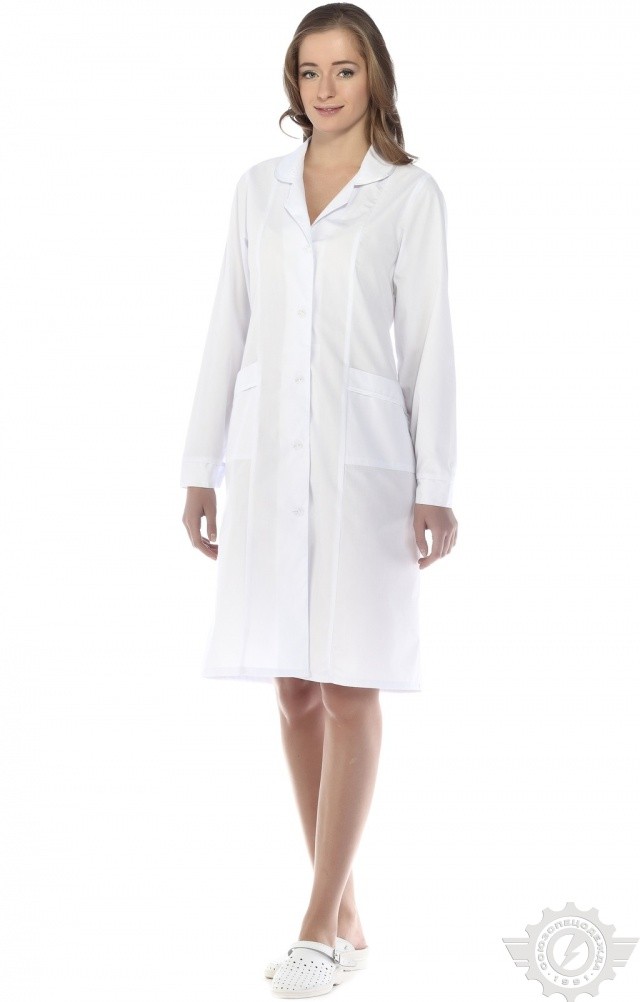 65780 Халат "Татьяна" белый  Медицинская одежда  размер 52/170-176 Спецодежда  - Вид №6