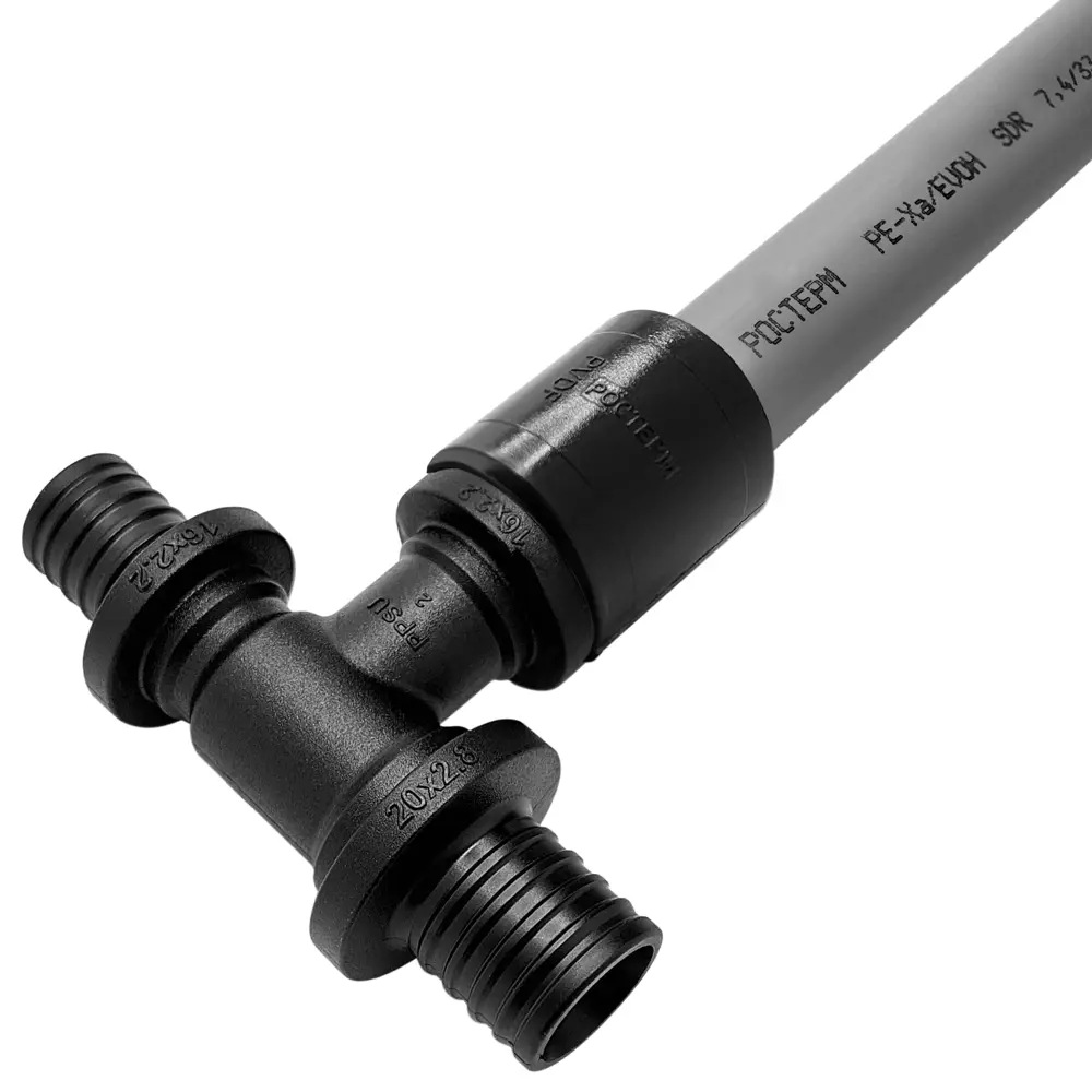 Тройник переходной РОСТЕРМ 16х20х16 PPSU для систем отопления и водоснабжения 82107708 STLM-0019119 - Вид №4