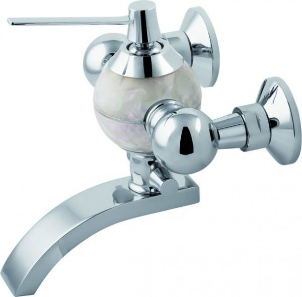 7201-202 Mariner Perle, однорычажный смеситель для ванны, цвет белый