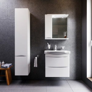 M80FHX0652WG База под раковину подвесная 65 см 2 ящика белый глянцевая шт AM.PM Like