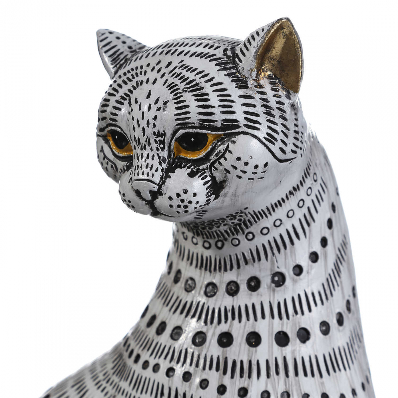 Статуэтка серая "Кошка" Leo TO4ROOMS КОШКА, ЖИВОТНЫЕ 213515 Серый  - Вид №2