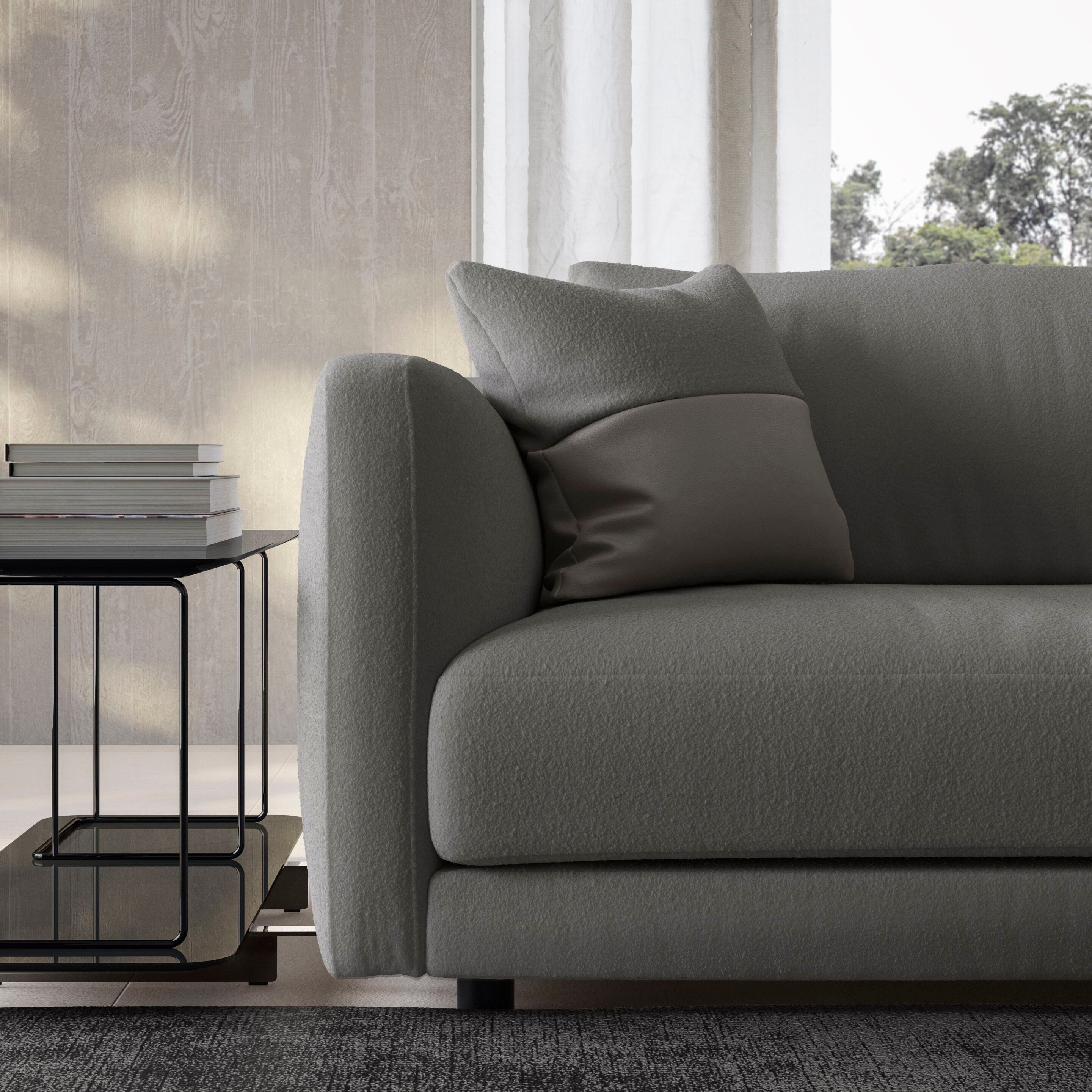 Тканевый диван с журнальной стойкой Natuzzi Italia Melpot ARCH-00030074 - Вид №6