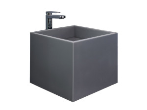 Квадратный подвесной умывальник из смолы