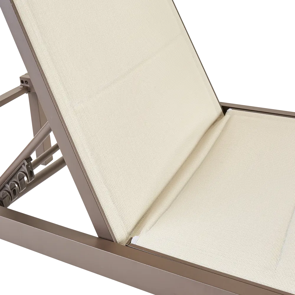 Шезлонг Aquila 200x65x102 см алюминий/текстилен коричневый Santreyd Товар без серии STLM-2102355 - Вид №9