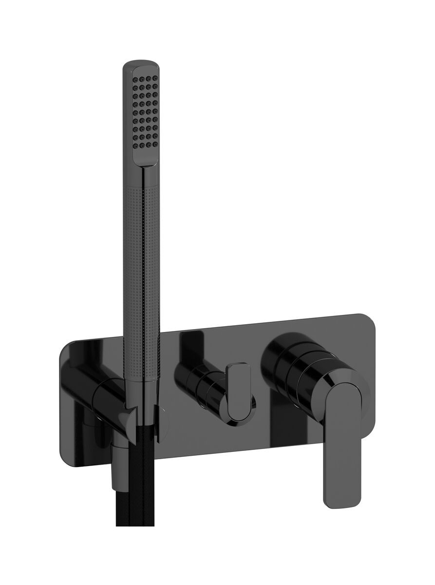 Однорычажный смеситель для душа с 3 отверстиями и ручным душем IB C-67 ARCH-00116194 - Вид №3