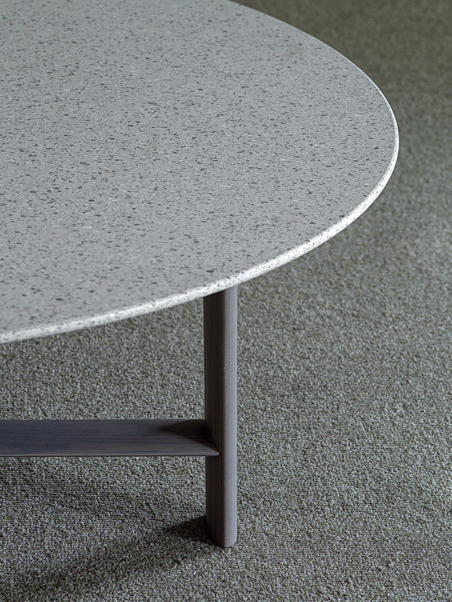 Мраморный овальный журнальный столик Frigerio Mocki ARCH-00011038 - Вид №1