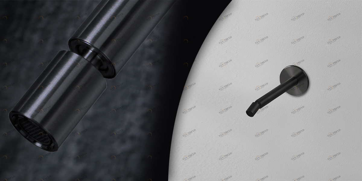 Излив для биде карбон TOOX Radomonte CHB50C