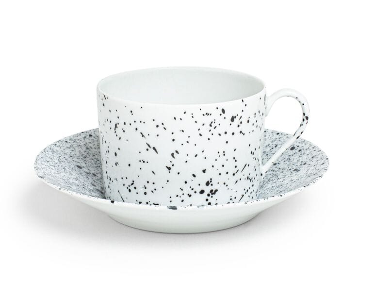 Фарфоровая чашка для завтрака с блюдцем Non Sans Raison Splash ARCH-00063556 - Вид №2