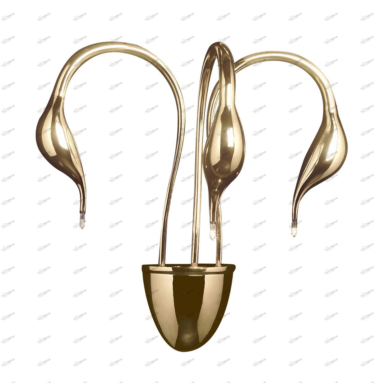 Бра Lightstar Cigno Collo 751632 LIGHTSTAR ОРИГИНАЛЬНЫЕ, ФЛОРИСТИКА 079279 Золото 