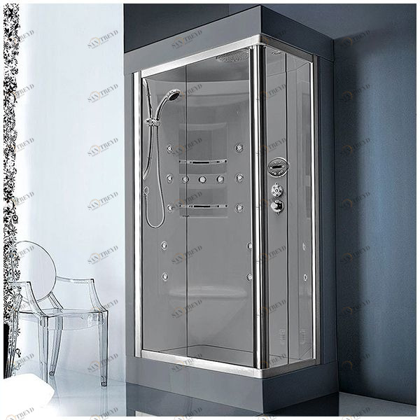 Душевая кабина Gruppo treesse Acquazzurra 80х100 STI-B7536D-SE белая с гидромассажем угловая правая STIB7536DSE