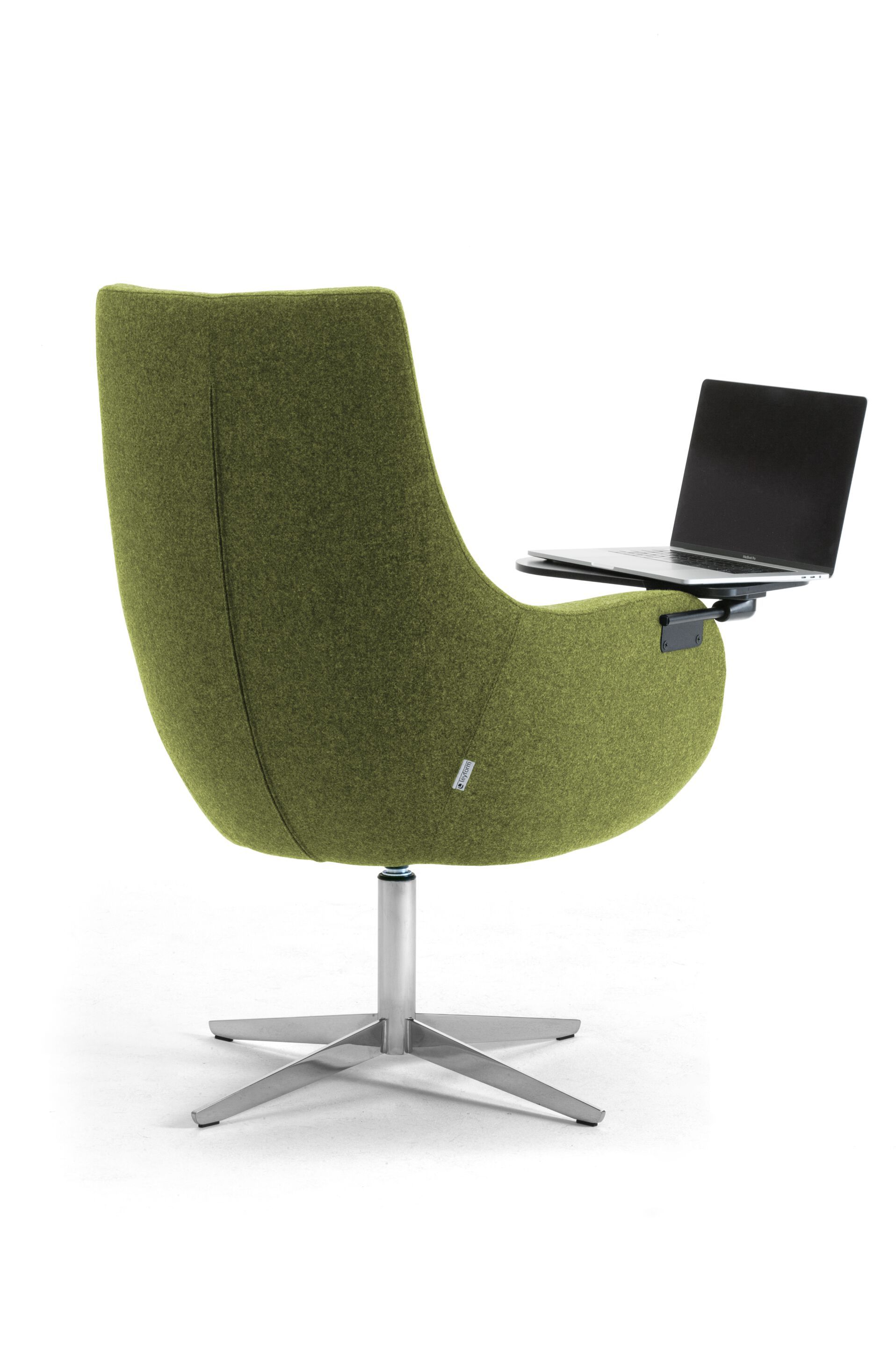 Шерстяное вращающееся кресло с откидным верхом Leyform Victoria ARCH-00011031 - Вид №1