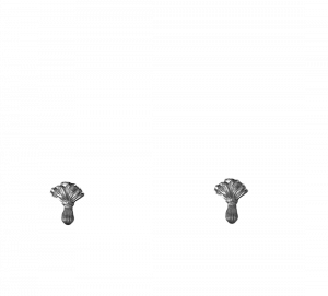 Gentry Home Bexley Cast iron bathtubs with feet Серебряный лист цветок GH100795
