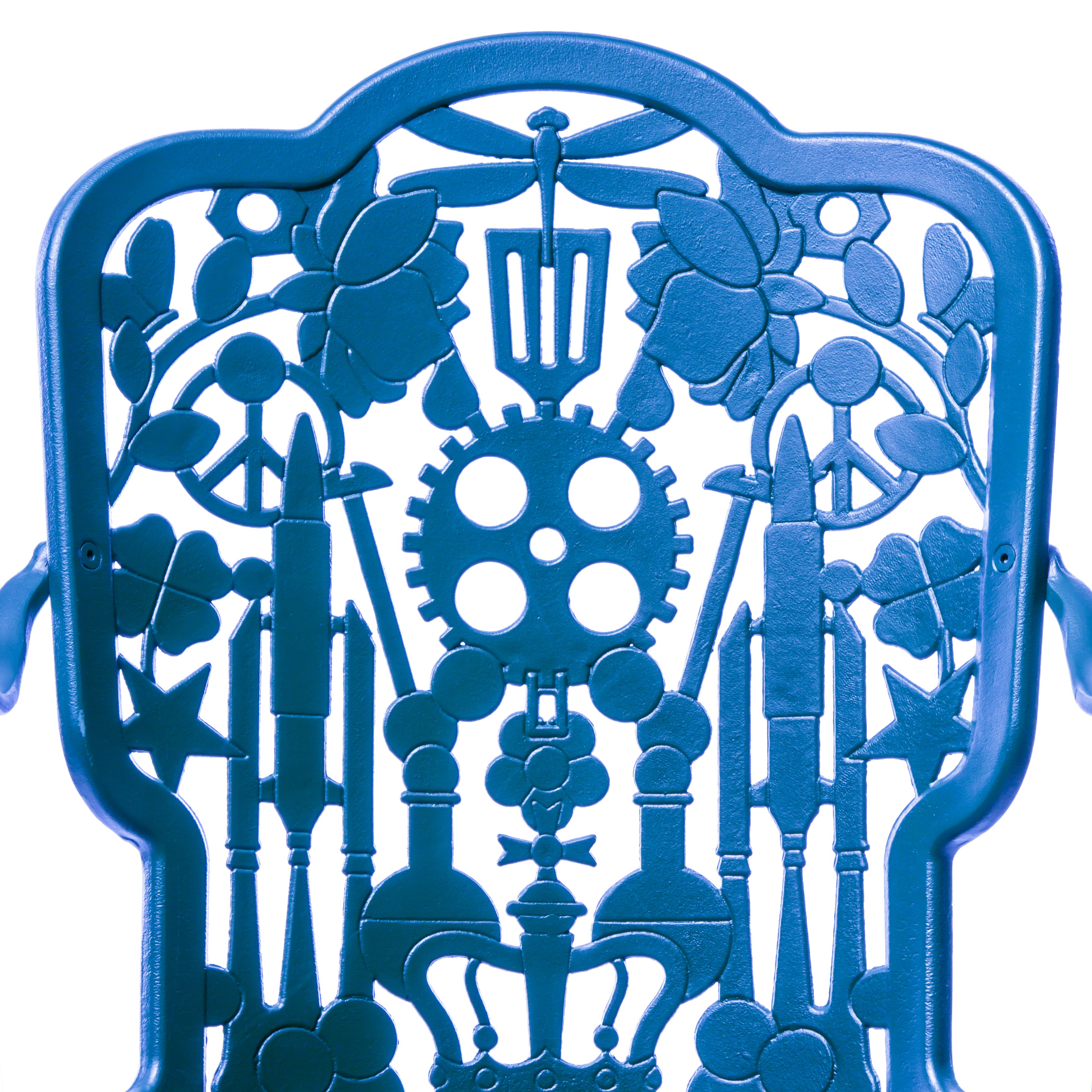 Алюминиевый садовый стул с подлокотниками Seletti промышленность ARCH-00102850 - Вид №20