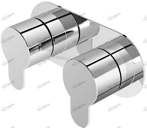 Water Evolution Смеситель для ванны / душа из хромированной латуни Clip sun-id-1408899