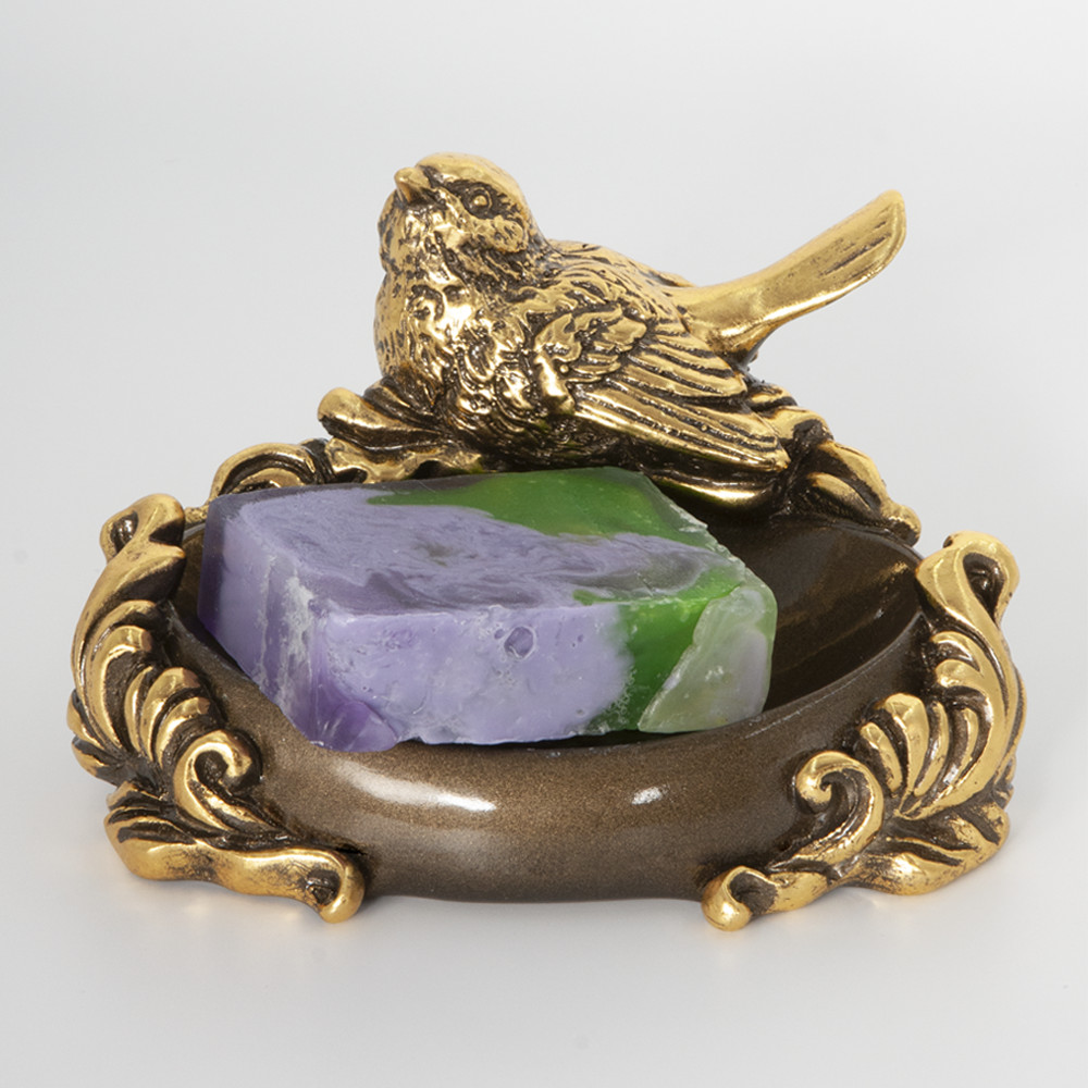 72029 Мыльница Птичка Терра Бронза BOGACHO 4627179655013 - Вид №2