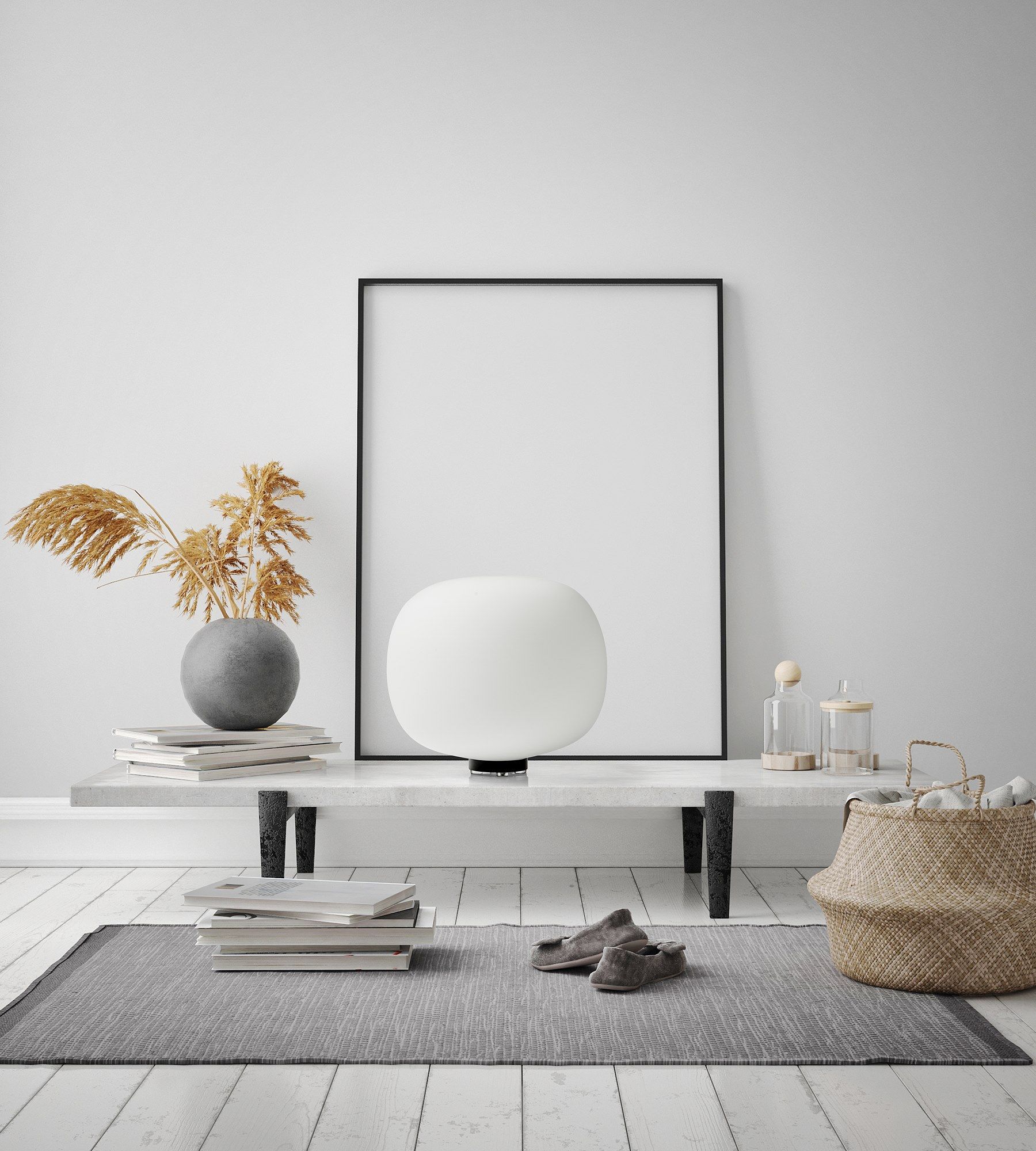 Настольная лампа из опалового стекла с диммером Miloox ARCH-00117007 - Вид №3