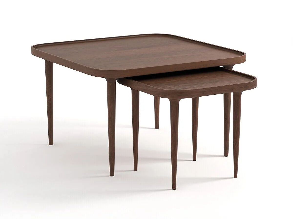 Квадратный журнальный столик из грецкого ореха AMPM MAGOSIA ARCH-00007096 - Вид №1