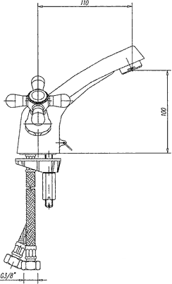 140-0176-01 Смеситель Mofem Metallica Santreyd - Вид №1