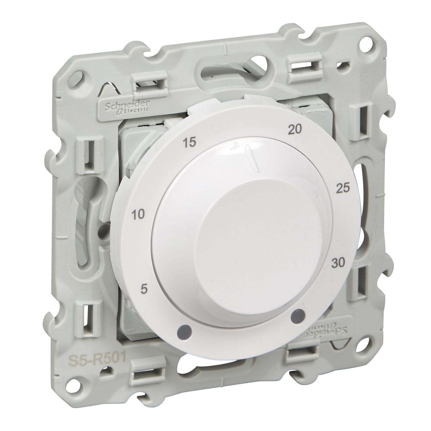 S52R501 Термостат комнатный , встроенный датчик, белый Schneider Electric Odace 