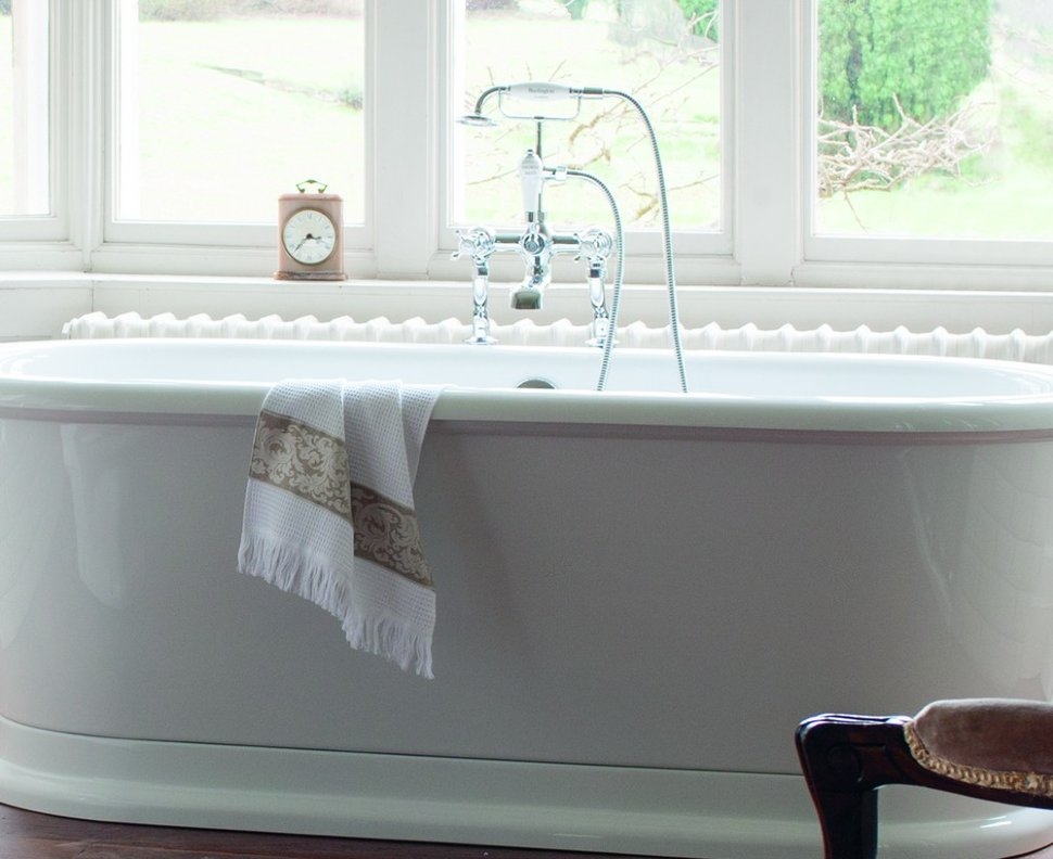 Смеситель для ванны с ручным душем, набортный [CL15 BLA]  Burlington T8-QT BLA, T18, T1 BLA  - Вид №5