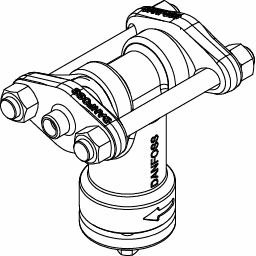 Danfoss FA — сетчатый фильтр с фланцевым присоединением FA 15 Фильтр 006-0057  - Вид №7