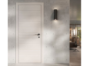 Лакированная распашная дверь