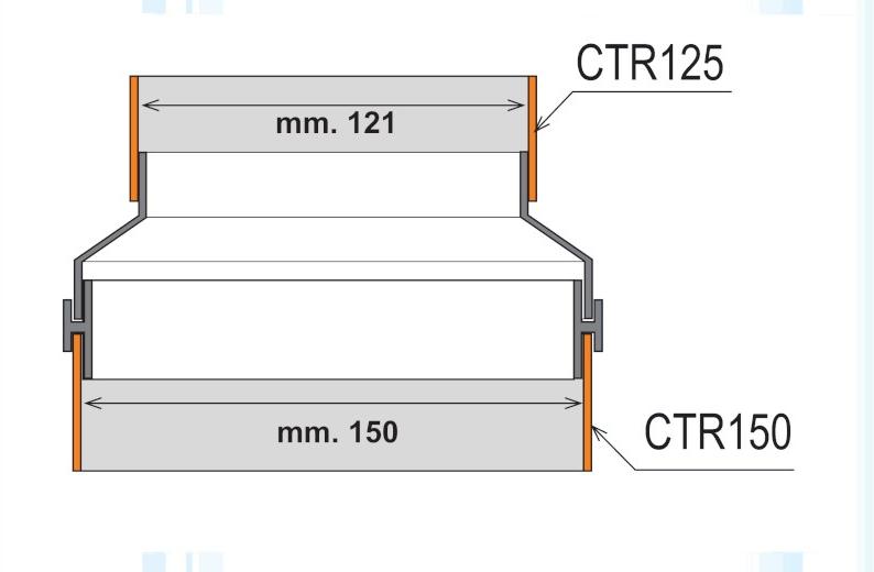 First Corporation Редукционный конус в абс La ventilazione Crgc150b - Вид №1