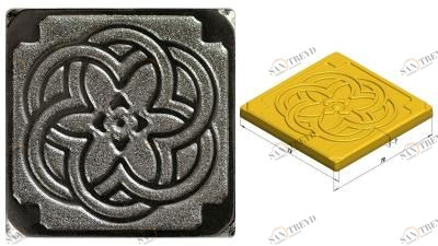 Вставка никель Kaleidoscope 7,5х7,5 kavarti (16 шт) Kavarti (Каварти) sun-id-322947