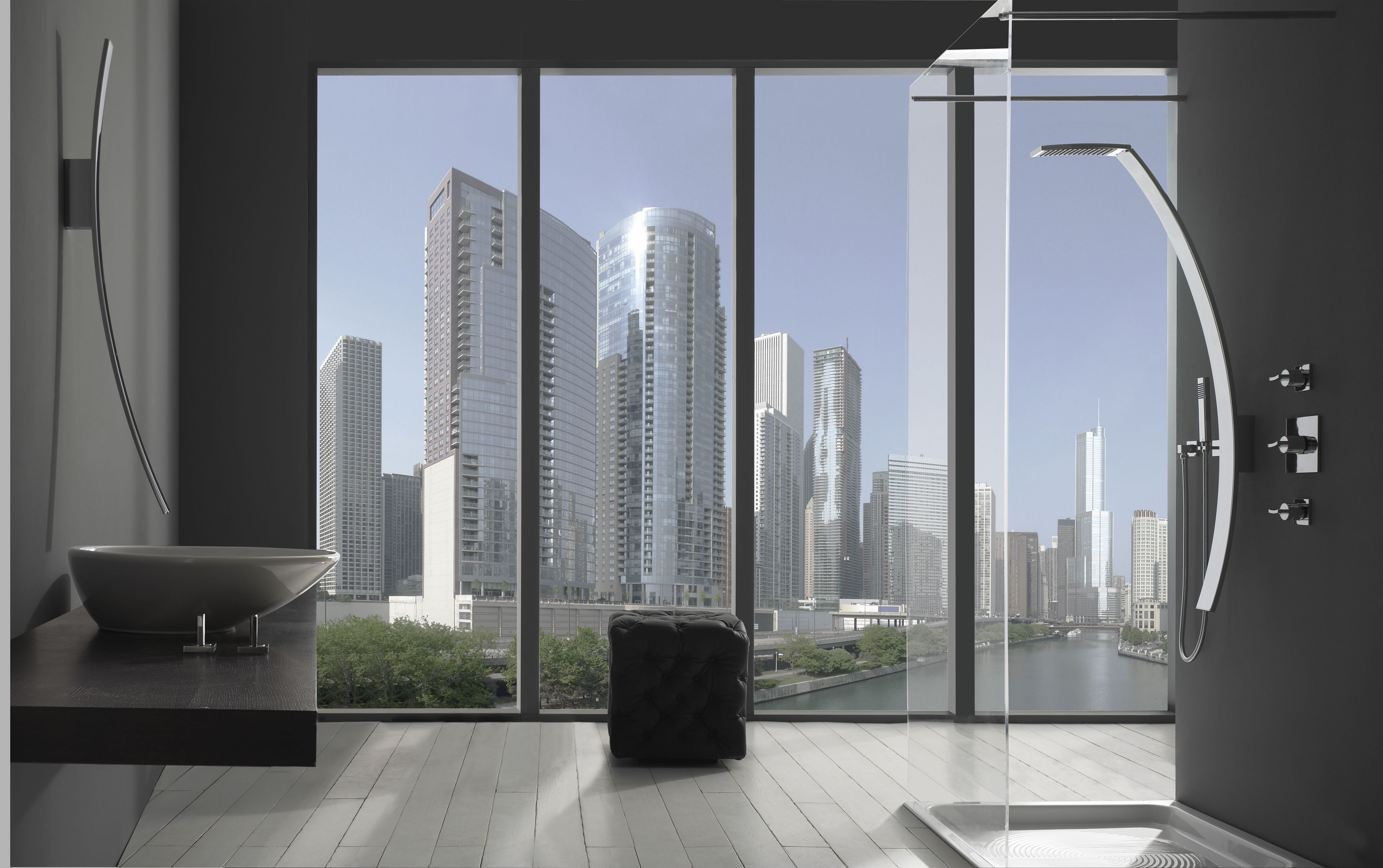 Настенная душевая колонна с душем Graff ARCH-00061618 - Вид №5