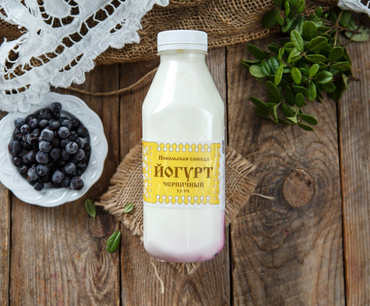 4045 Йогурт черничный 3,5-4% Вкусляндия 