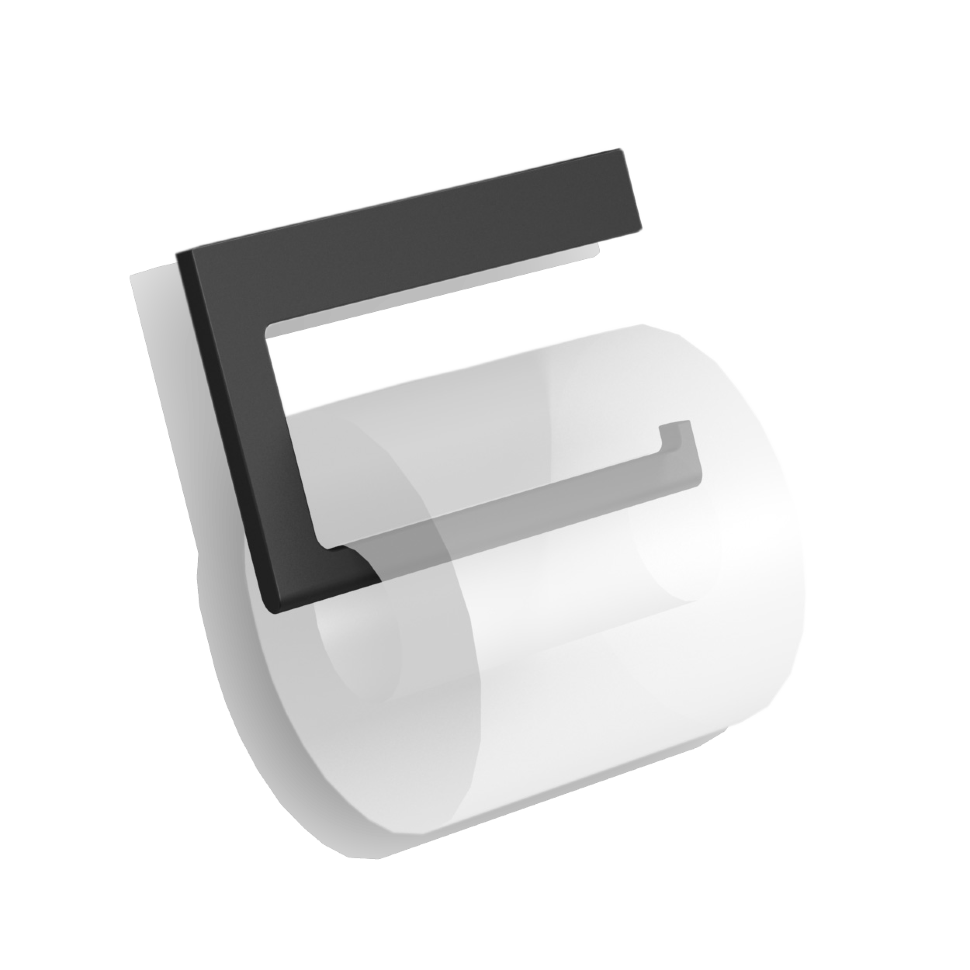 38043A-BP Бумагодержатель VICO подвесной цвет черный матовый LANGBERGER VICO, BLACK EDITION