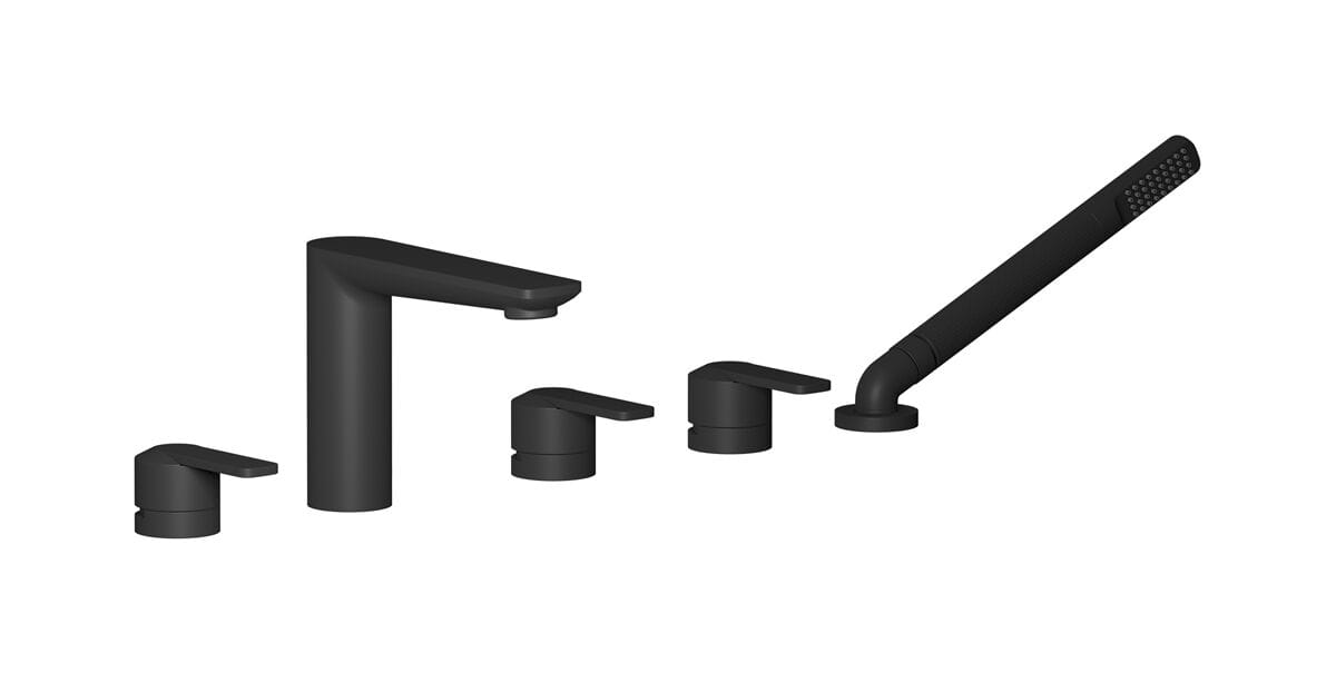 Смеситель для ванны с 5 отверстиями и ручным душем IB C-67 ARCH-00131838 - Вид №4