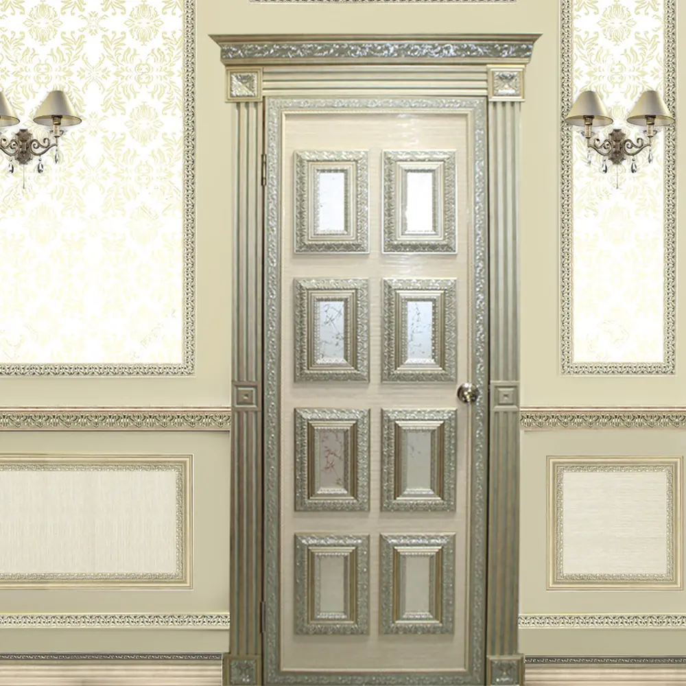 Молдинг настенный полистирол Decomaster 103С-59 серебристый 10х20х2000 мм STLM-2191362 - Вид №2