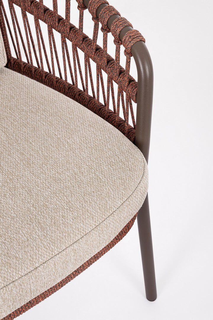 Веревочный садовый стул со встроенной подушкой BIZZOTTO Talaia ARCH-00090706 - Вид №6