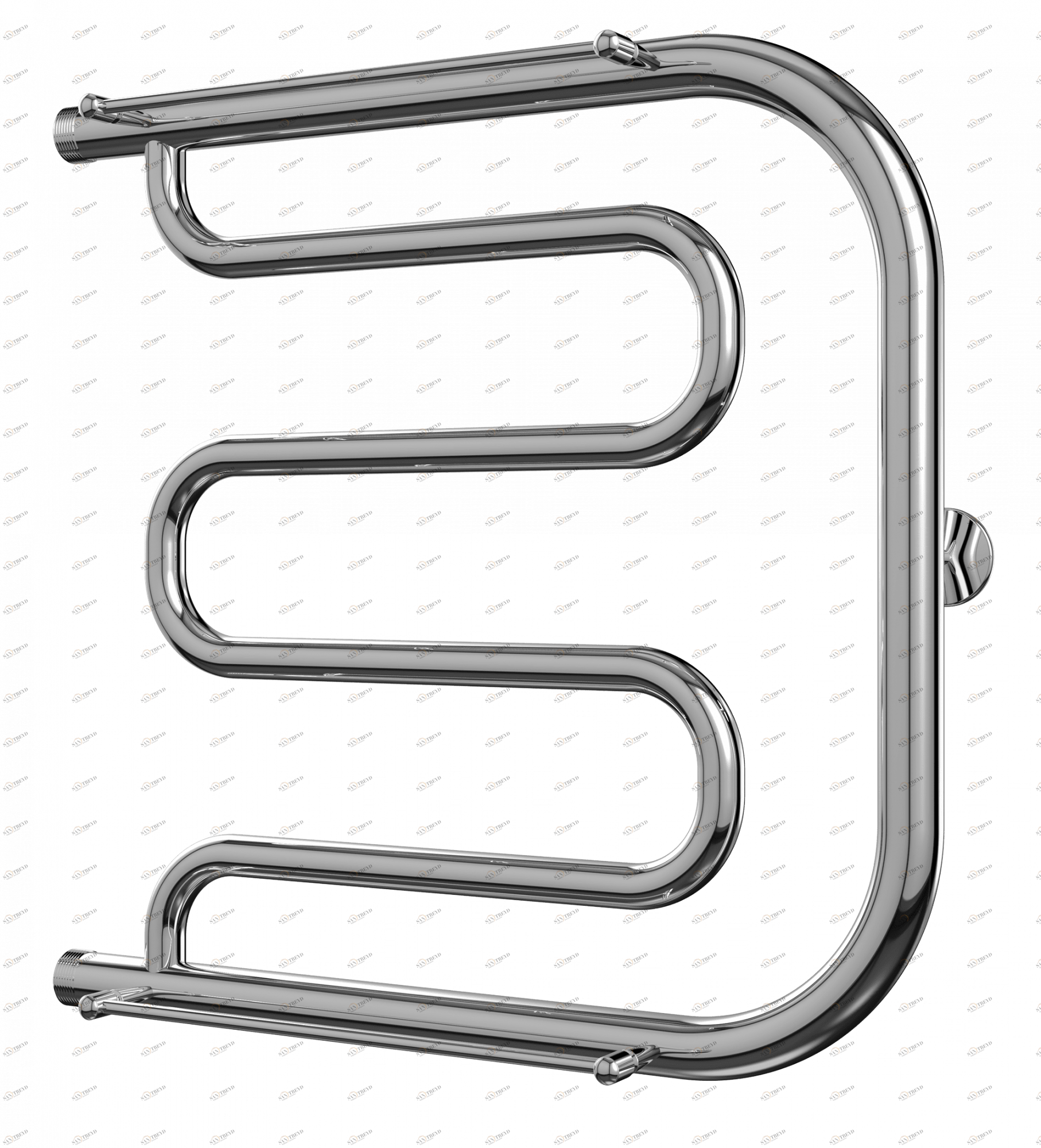4620768881275 ЭКОНОМ Фокстрот AISI 32х2 500х400 Полотенцесушитель TERMINUS Нержавеющая сталь