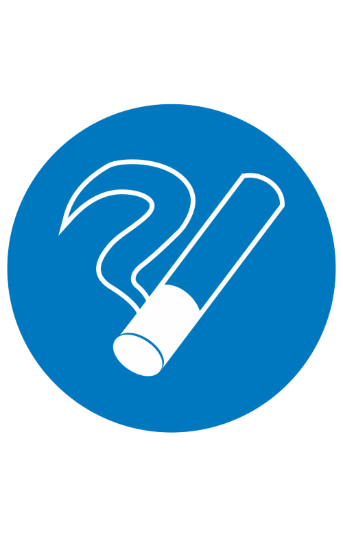 68539 Знак "Курить здесь"  Предписывающие знаки размер 100 х 100 мм Спецодежда 