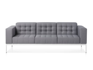 3-местный тканевый диван capitonné