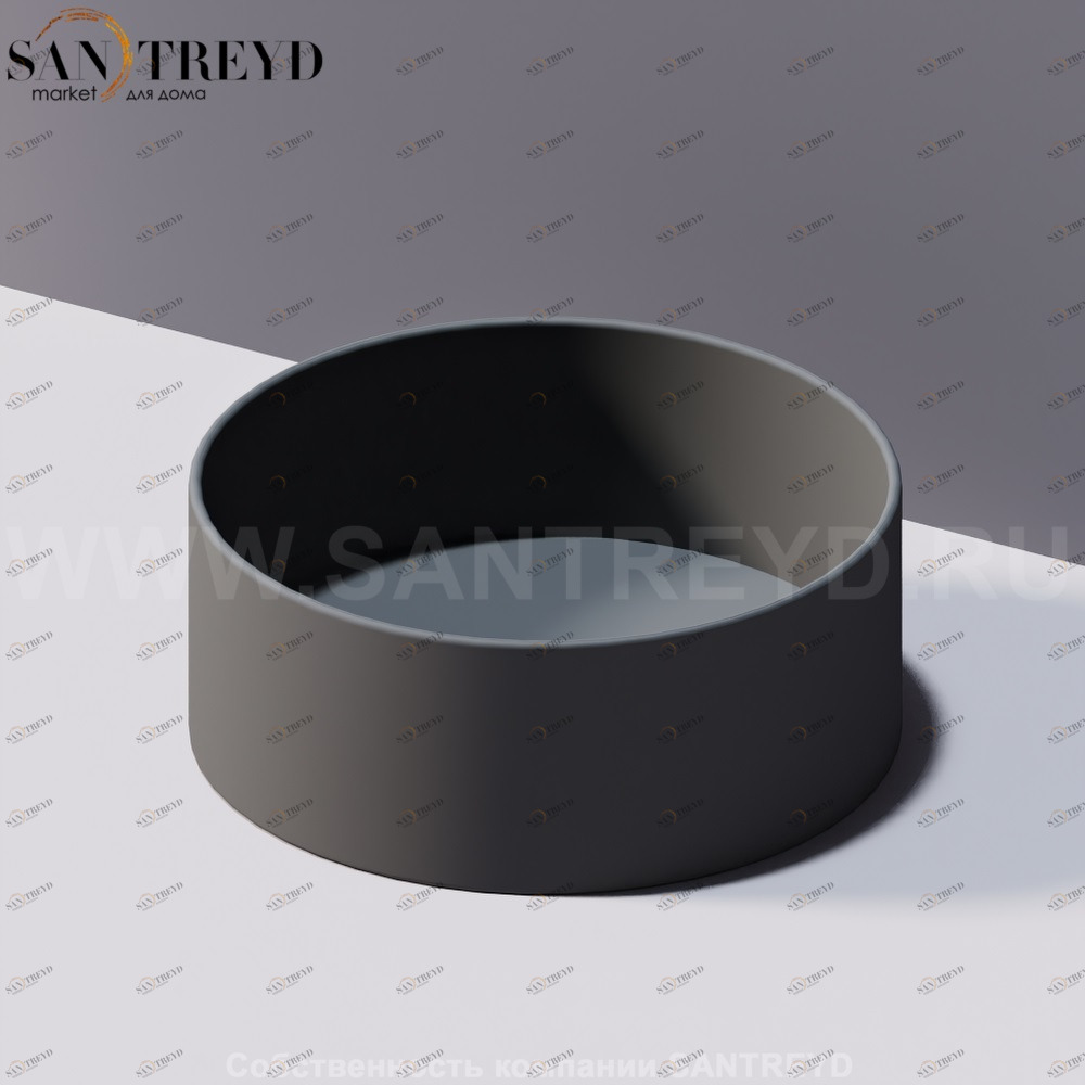 Agape GEMMA Контейнер 20 см серый ACOM252LG