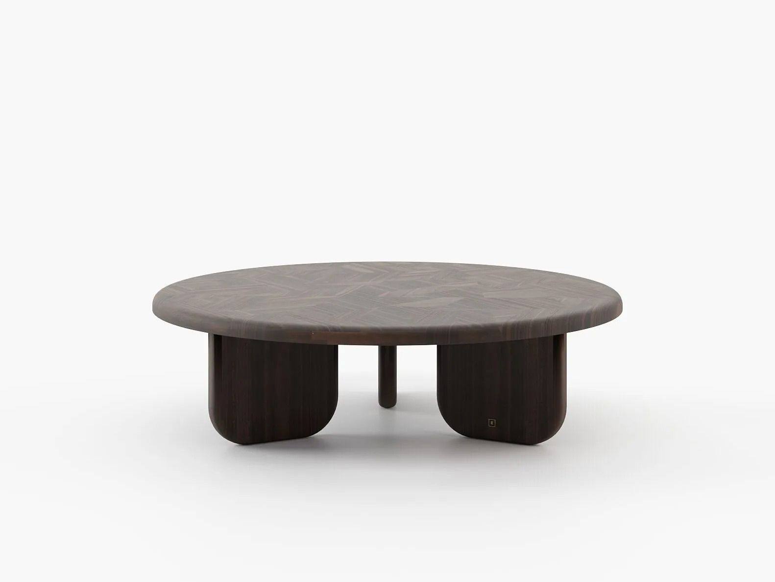 Круглый деревянный журнальный столик Laskasas Canvas ARCH-00151440 - Вид №6