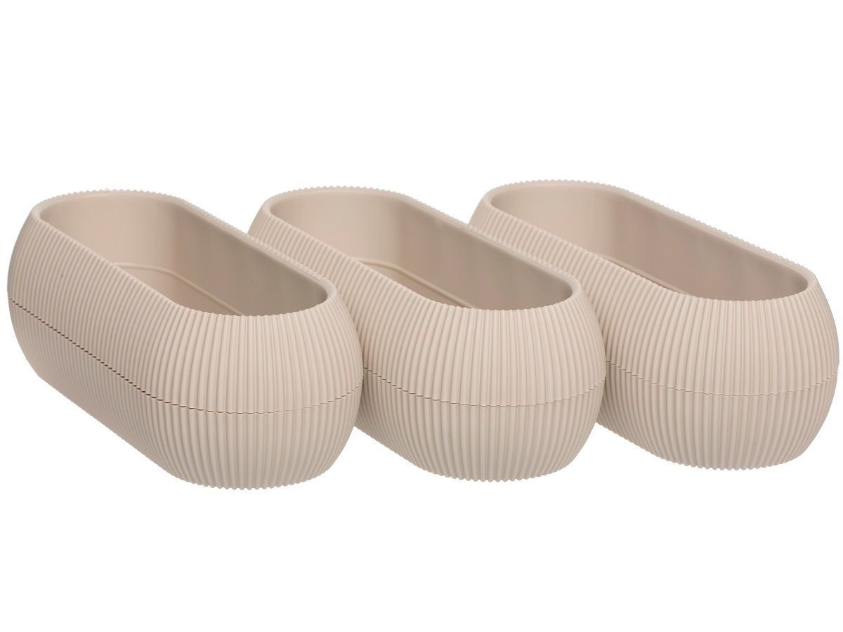 Горшок для цветов Lugo 0.55L Beige NAVAKO 16087 - Вид №3