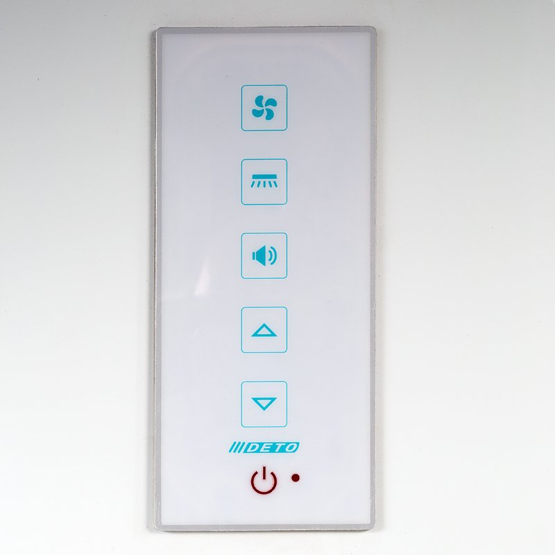 BМ1510 N LED BLACK Душевая кабина DETO Серия ВМ L 920 R с гм. и эл. - Вид №6