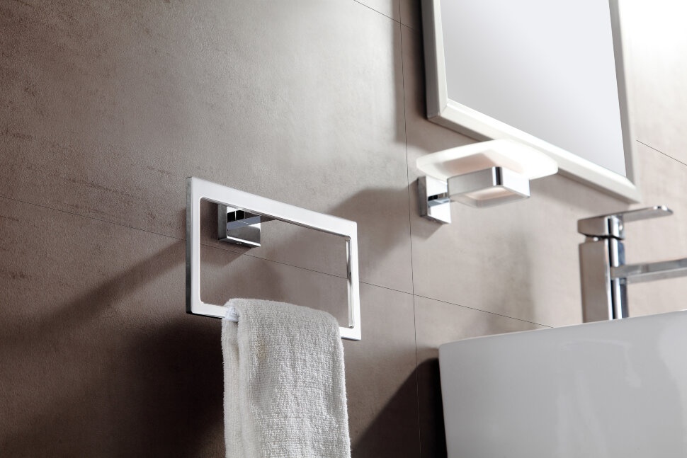 21838A Полотенцедержатель подвесной цвет хром LANGBERGER LEDRO - Вид №2